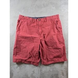 Tommy Hilfiger Shorts Mens Size 36 Fit 35 Chino‎ Red 10" Inseam